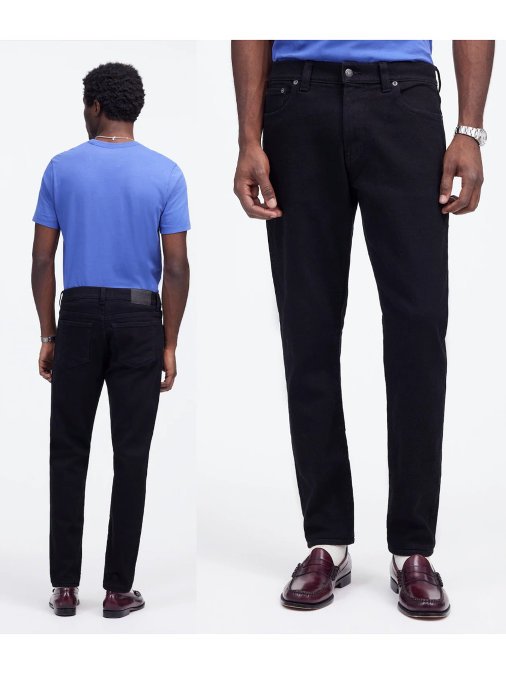 Madewell | NWT Athletic Slim Jeans COOLMAX Denim Bainhart Black Wash | 31x32